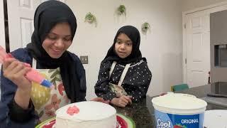 ‍Baking Episode #7 | Maryam and Fatima baking Strawberry  Shortcake  | #maryammasud #fatimamasud