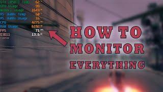 How To Check FPS And Monitor CPU,GPU And RAM Usage While Playing Games!! UPDATED 2020!