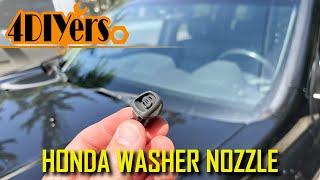 How to Replace a Windshield Washer Nozzle on a Honda Pilot