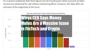 Wirex CEO Says Money Mules Are a Massive Issue in FinTech and Crypto