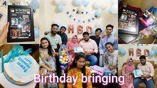 Birthday bringing at 12 am | Choto ekta surprise dilam Himel&Monika| birthday vlog... 42