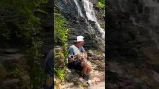 Banjo By A Waterfall