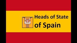 Heads of state of Spain - 1556 - 2021