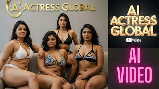 South Indian Beach Shoot by Ai Actress Global /   4K Ai  Video #aiactressglobal