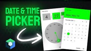 How to Implement Date & Time Picker Dialogs in Jetpack Compose - Android Studio Tutorial