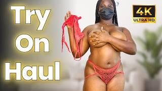 [4K] TRANSPARENT LINGERIE TRY ON HAUL with @AmiraChoco1