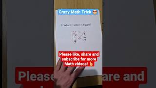 Crazy Math Trick! #math #maths #mathematics #mathshack #fractions #school #lifehack #mathtrick