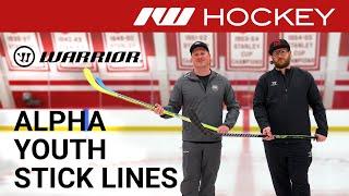 Warrior Alpha Youth Stick Line // On-Ice Insight