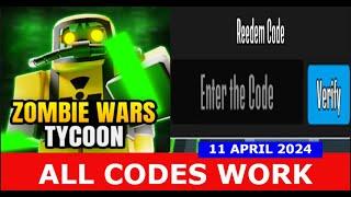 *ALL CODES* Zombie Wars Tycoon ROBLOX | APRIL 11, 2024