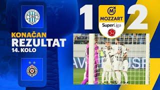 Mozzart Bet Super liga 2024/25 - 14.Kolo: TSC – PARTIZAN 1:2 (0:2)