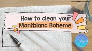 How to clean your Montblanc Boheme