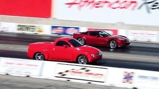 Chevy SSR Truck Vs. C6 Chevy Corvette Grand Sport | Drag Race