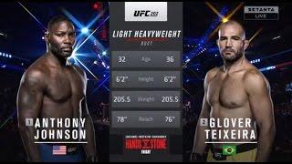 Энтони Джонсон vs. Гловер Тейшейра. UFC 202 НАКАУТ!!!