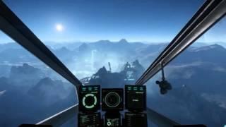 Star Citizen - 1st seamless procedural planetary landing gameplay
