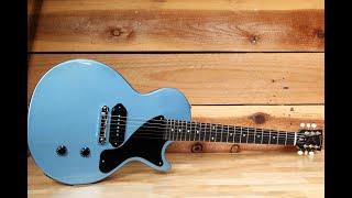 Guitar Setup - Gibson 2011 Les Paul Junior Pelham Blue (11507) wraparound bridge