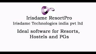 Irisdame ResortPro - Complete resort and lodge ERP software