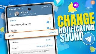 How to Change Notification Sounds on Telegram for Android | Customize Telegram Alerts