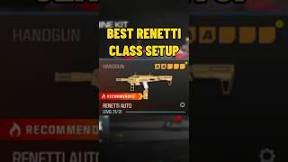 UPDATED RENETTI CLASS SETUP in MW3!
