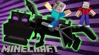 MINECRAFT: Mike Battles the Ender Dragon who Bothers Us Nether Ever Again! TNTEACE