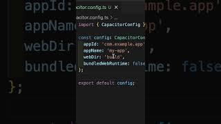 Convert web app to mobile app. #short #capacitor #programming #softwareengineer