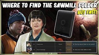 WHERE TO FIND THE SAWMILL FOLDER ESCAPE FROM TARKOV  THERAPIST SUPPLY PLAN - SKIER KIND OF SABOTAGE