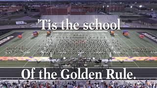 ALEDO BEARCAT REGIMENT SEP. 29, 2020 W/ SCHOOL SONG LYRICS