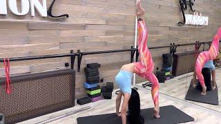 Gymnastic exercises with Alina, Opening hips and Legs