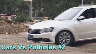 Cars Vs Massive Potholes #2