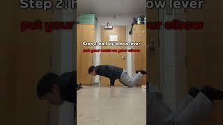 Subscribe to learn calisthenics #calisthenics #fitnesstips #elbowlever