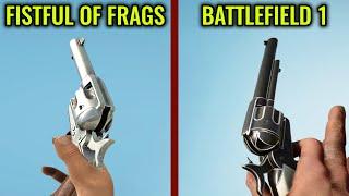 Fistful of Frags vs Battlefield 1 - Weapons Comparison