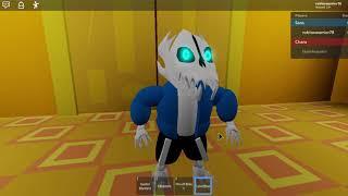 Roblox Gaster Blaster Sans (Sans vs Chara by OyunKlavuzu)