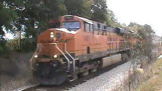 BNSF 7491 leads CSX Q181-13 in Palmetto, GA