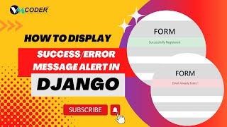 How to display Success and Error Alert in Django