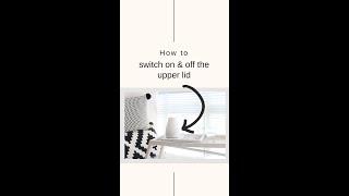 How to switch off & on the upper lid - InnoGear MT-039 Essential OIl Diffuser