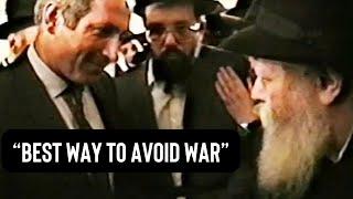 WATCH: The Rebbe and Benjamin Netanyahu speak