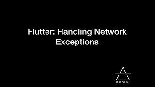 Flutter: Handle network Exceptions