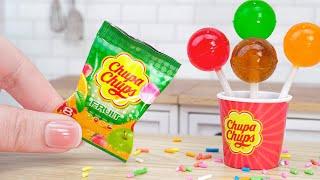 SWEET Miniature Chupa Chups Lollipop Recipe | Satisfying Tiny Yummy Candy Making | Miniature Cooking