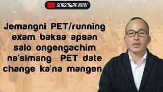 Jemangni running exam baksa apsan salo ongengachim na'simang PETni date ko change ka'na mangen