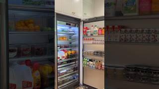 *asmr* fridge restock‍️#asmr #asmrsounds #aesthetic #restock #satisfying #organizedhome