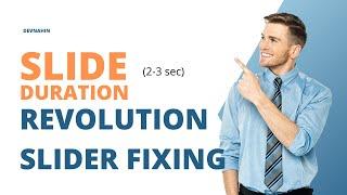 How To Change The Slide Duration In Revolution Slider WordPress Plugin? 2022