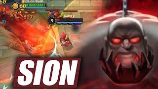 Wild Rift Sion Baron Lane Gameplay in Season 15 (Build & Runes)