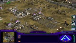 Command & Conquer Atlas Mod: Atlas General vs Nuke Laser & Toxin Generals