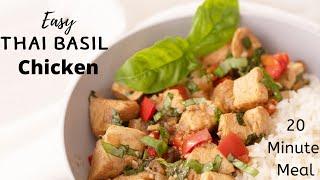 Basil Chicken Stir fry | Easy Thai Food | The Carefree Kitchen