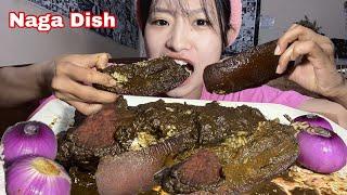 Smoked Pork With Anishi | Naga Dish |