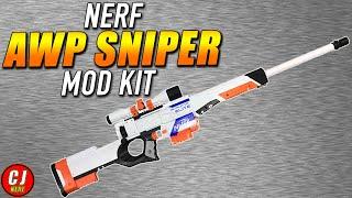 (MODS) Nerf AWP Bolt-Action Sniper Rifle Mod Kit