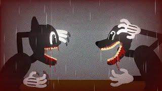 Cartoon dog vs Cartoon cat #cartooncat #cartoondog #sirenhead #trevorhenderson #sticknodes