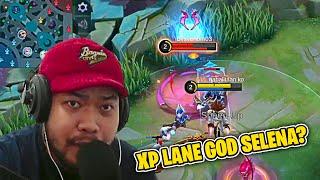 PAANO SI SELENA MANDUROG SA XP LANE | MOBILE LEGENDS