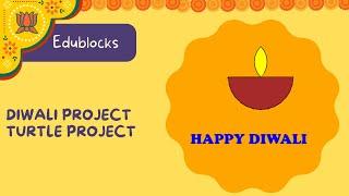 Edublocks Tutorial : Diwali Project | Turtle