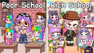 Rich School Vs Poor School in Avatar World | Sad Story | Avatar World | Pazu Games