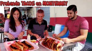 Probando LOS FAMOSOS TACOS DEL MUERTO en el  Centro DE MONTERREY  #tacos